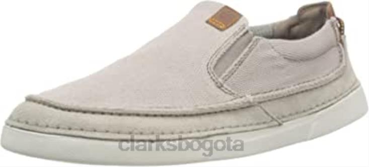 Clarks 0DX8L1593 Mulas Clarks Stone Combi Gereld Step para hombre hombres combinación de piedra