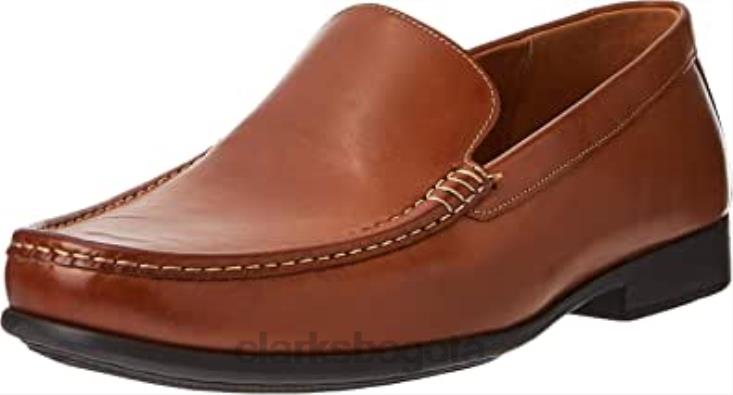 Clarks 0DX8L2314 zapatos clarks claude plaboat para hombre bronceado 9 hombres