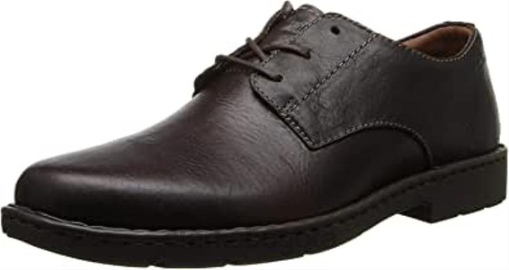 Clarks 0DX8L305 Clarks de cuero marrón para hombre Stratton Way Stratton Way hombres cuero marrón