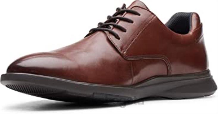 Clarks 0DX8L403 zapatos clarks un lipari park para hombre de cuero mahoga ny hombres cuero caoba
