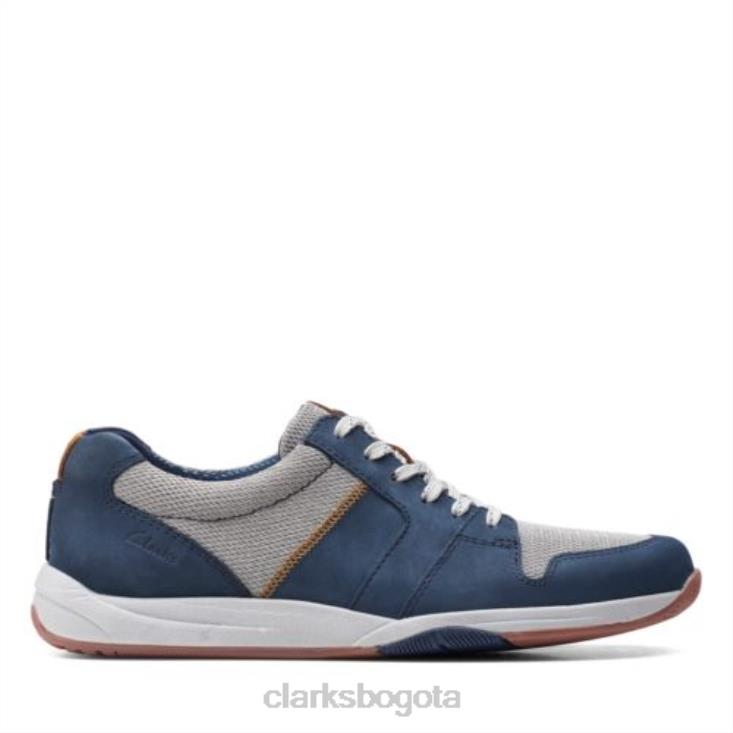 Clarks 0DX8L4466 clarks langton lace azul marino combinado nbk hombres combi azul marino nbk