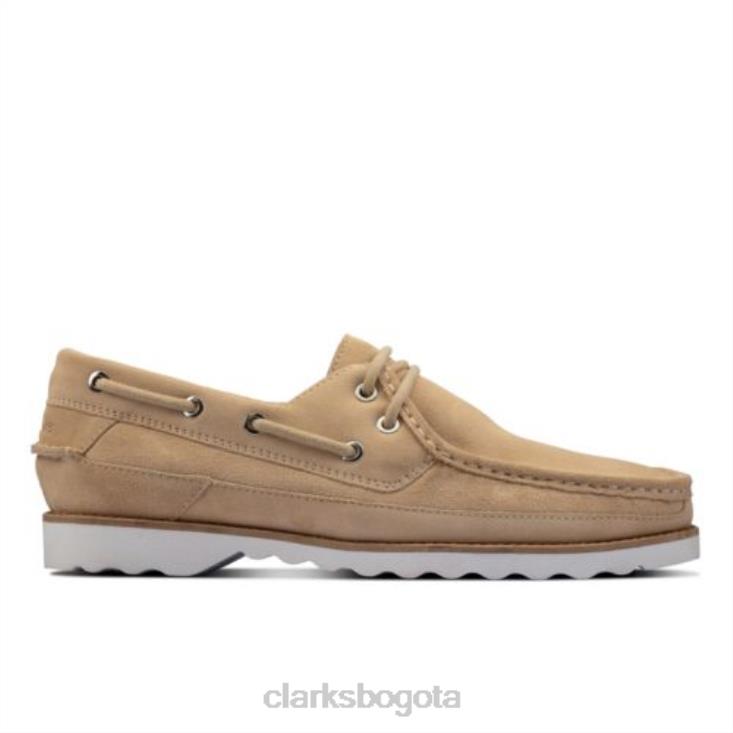 Clarks 0DX8L4474 clarks durleigh vela ante taupe hombres gamuza color topo