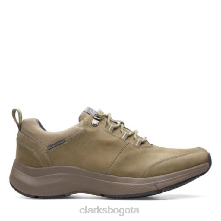 Clarks 0DX8L4476 corbata clarks oliva nubuck wave 20 hombres nubuck oliva