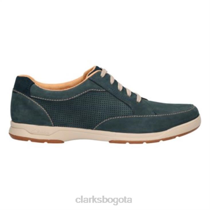 Clarks 0DX8L4518 clarks stafford park5 nubuck azul marino hombres nubuck azul marino