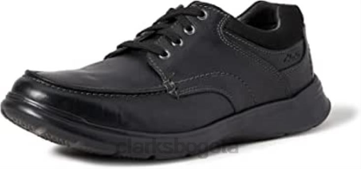 Clarks 0DX8L1106 Clarks Cotrell Edge Oxford para hombre negro hombres lea aceitosa negra