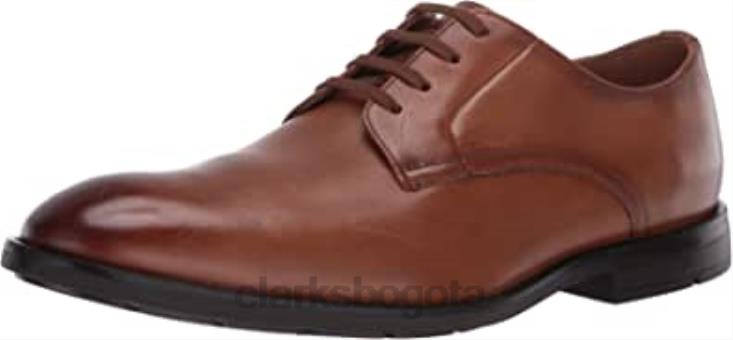 Clarks 0DX8L1821 clarks oxford hombre cuero tostado hombres