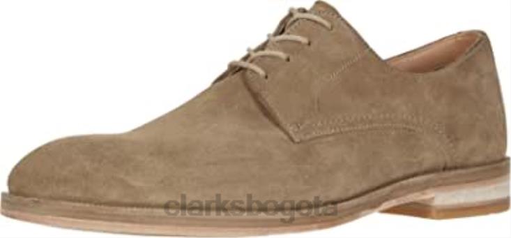 Clarks 0DX8L2159 hombre oliver lace oxford clarks ante arena oscuro hombres gamuza arena oscura