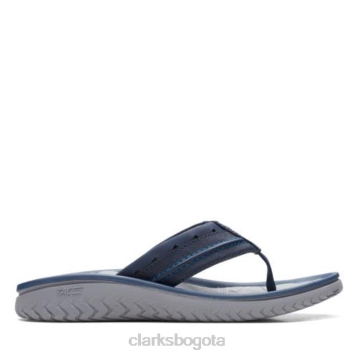 Clarks 0DX8L4415 wesley post clarks azul marino hombres Armada