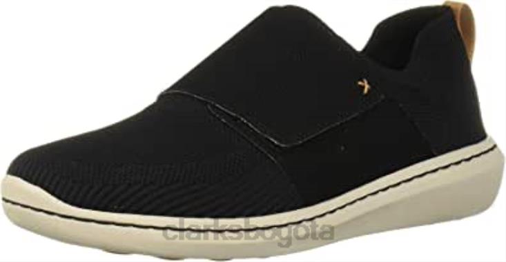 Clarks 0DX8L1708 Zapatilla step urban race de hombre textil negra clarks hombres textil negro