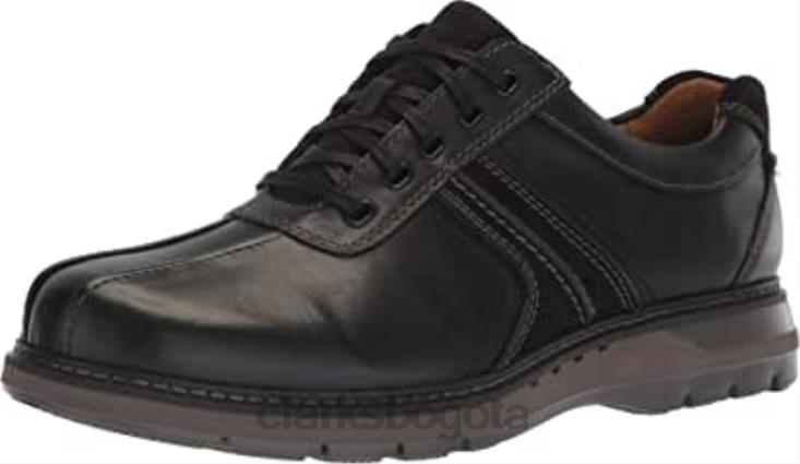 Clarks 0DX8L481 Zapatilla clarks un ramble go de cuero negro para hombre hombres cuero negro