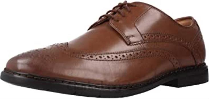 Clarks 0DX8L70 zapatos brogue banbury limit para hombre marrón bronceado británico lea clarks hombres marrón bronceado británico lea