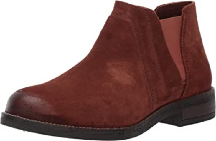 Clarks 0DX8L1798 botas de moda demi beat para mujer clarks de gamuza color canela mujer gamuza color canela