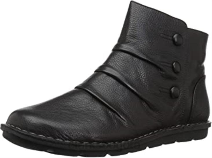 Clarks 0DX8L2940 bota moda mujer janice verna piel negra clarks mujer cuero negro