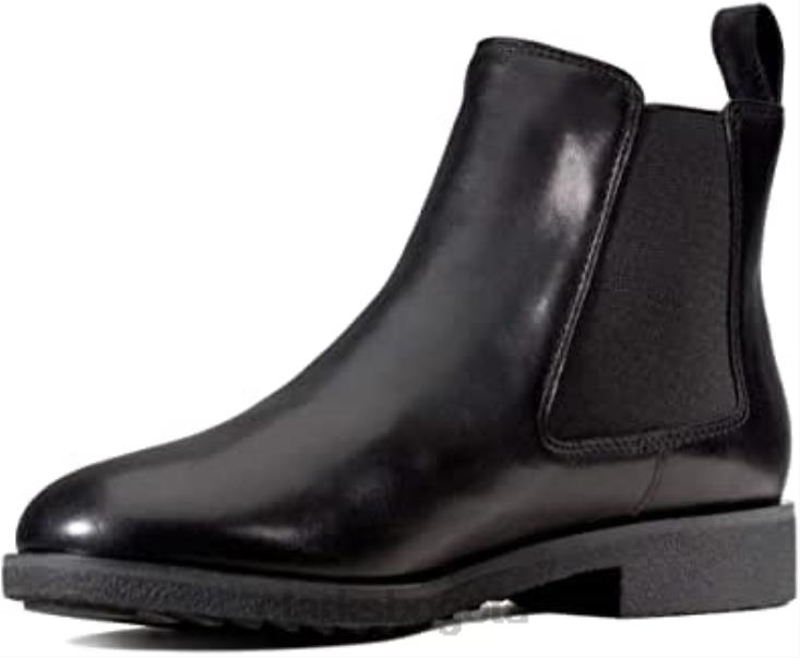 Clarks 0DX8L408 Botas chelsea clarks griff plaza de mujer negras mujer cuero negro