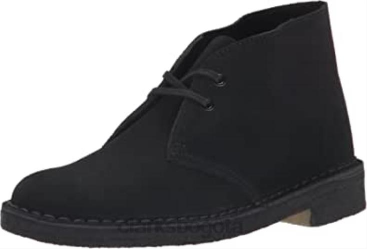 Clarks 0DX8L2371 Chukka desert boot de mujer clarks de ante negro mujer ante negro