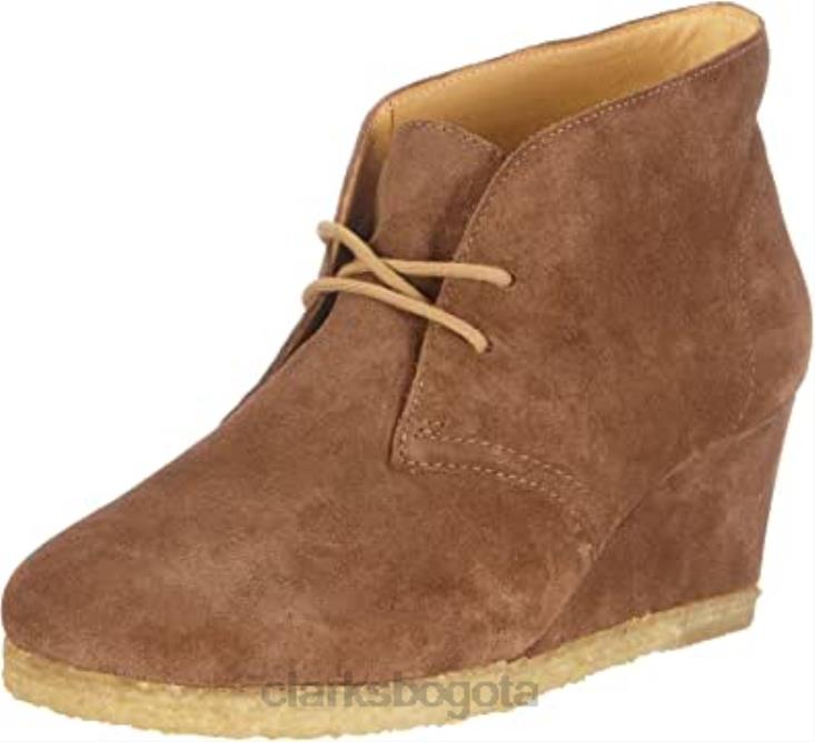 Clarks 0DX8L2357 botas safari yarra mujer clarks ante marrón nogal mujer ante marrón nogal