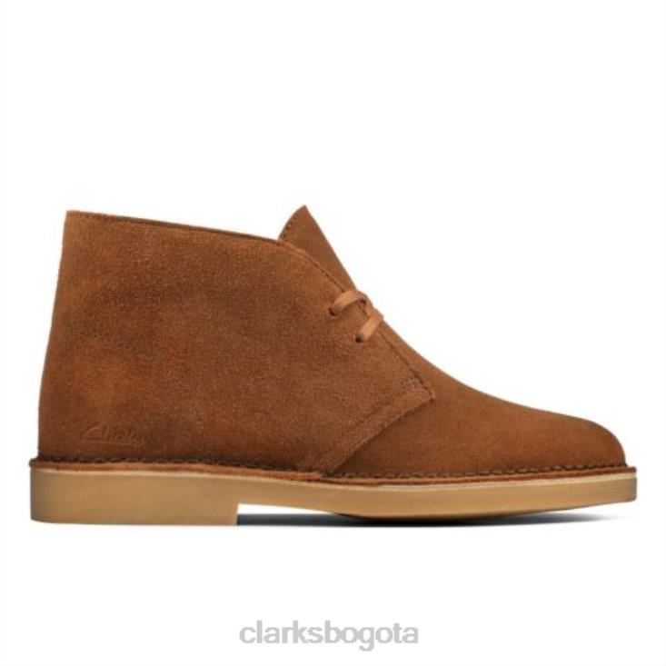 Clarks 0DX8L4130 botas clarks desert 2 ante tostado oscuro mujer gamuza bronceada oscura