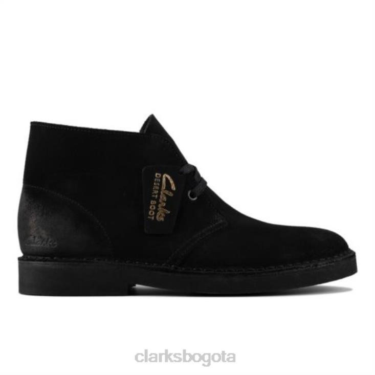 Clarks 0DX8L4230 bota desierto 2 clarks negras mujer negro