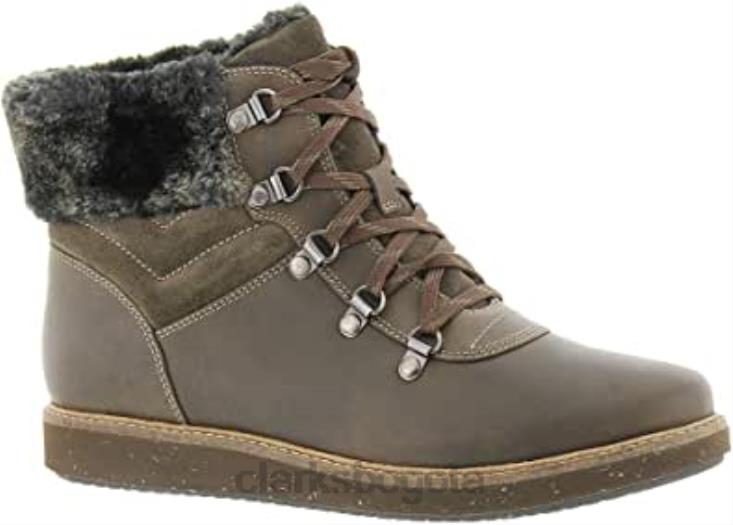 Clarks 0DX8L374 botines glick clarmont mujer caqui combi clarks mujer combinado caqui