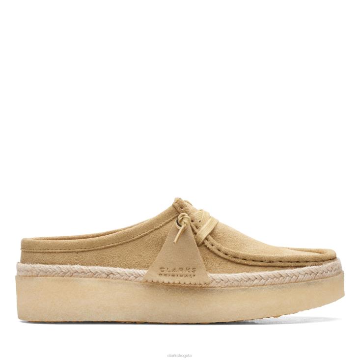 Clarks 0DX8L3399 wallabee cup lo clarks arce ante mujer gamuza de arce