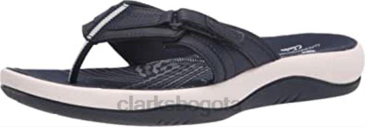 Clarks 0DX8L1662 chanclas sunmaze wave para mujer azul marino clarks mujer Armada