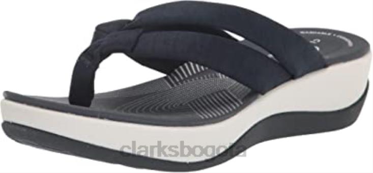 Clarks 0DX8L2723 Chanclas clarks arla kaylie azul marino textil mujer textil azul marino