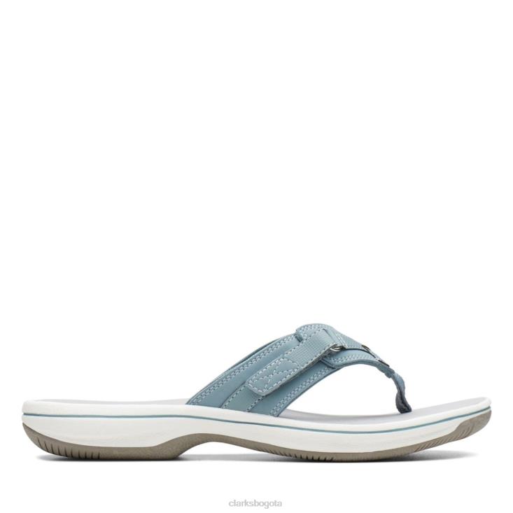 Clarks 0DX8L6399 brisa mar azul gris clarks azul gris mujer gris azulado