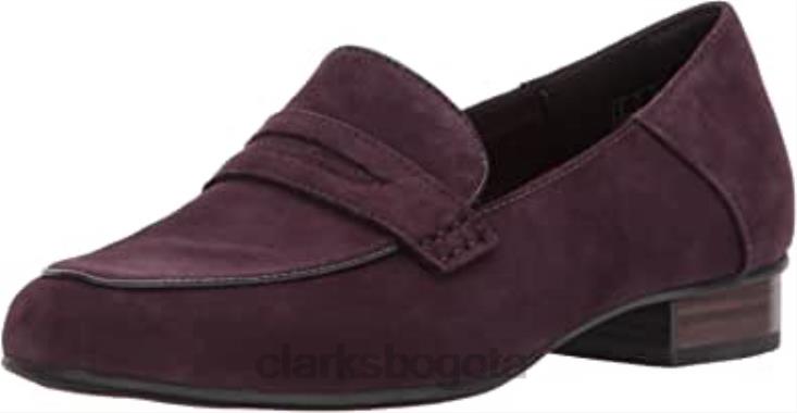 Clarks 0DX8L1733 mocasines keesha cora pen ny para mujer ante berenjena clarks mujer