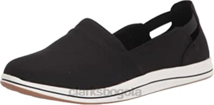 Clarks 0DX8L2077 mocasín brisa para mujer clarks lona negra mujer