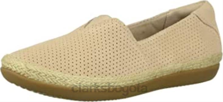 Clarks 0DX8L2157 mocasín danelly sky para mujer plano clarks blush ante mujer gamuza ruborizada