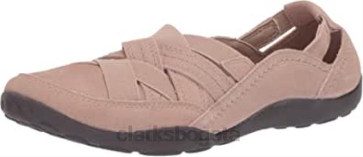 Clarks 0DX8L2251 Mocasines planos Clarks Haley Rose de ante color arena para mujer mujer gamuza arena
