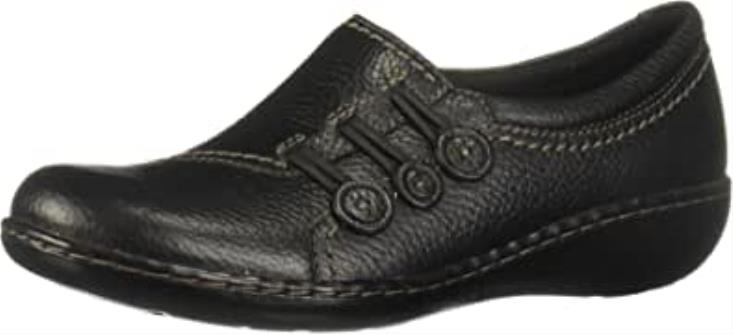 Clarks 0DX8L2284 mocasines sin cordones ashland effie negros para mujer clarks mujer