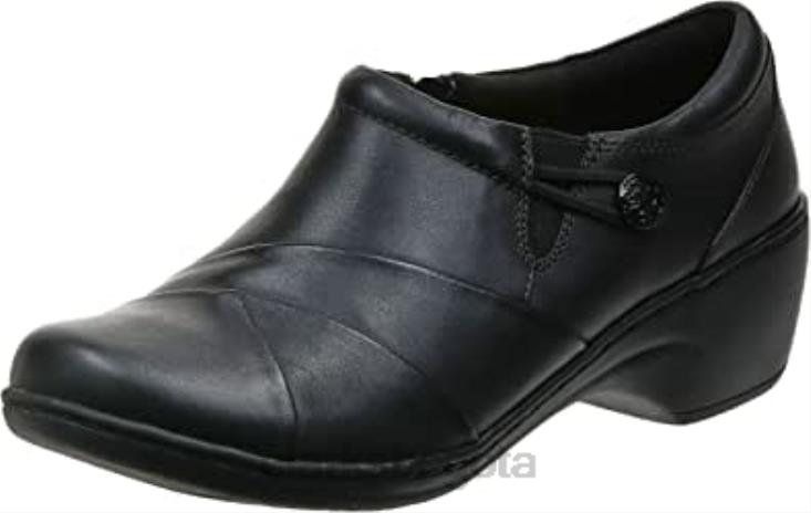 Clarks 0DX8L2342 mocasines channing essa para mujer clarks negros mujer negro