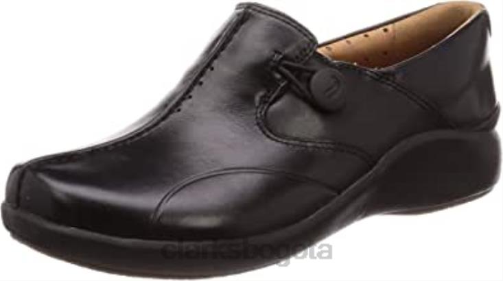 Clarks 0DX8L363 Mocasines clarks unloop2 de cuero negro para mujer mujer cuero negro