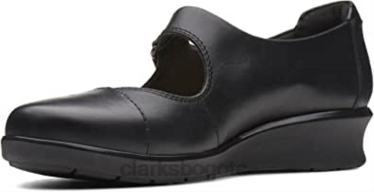 Clarks 0DX8L597 mocasines henley esperanza mujer clarks negro mujer cuero negro