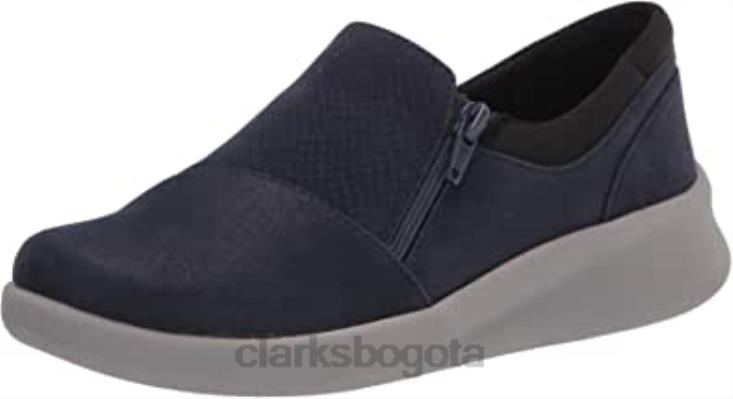Clarks 0DX8L744 Mocasines clarks sillian 20 días azul marino para mujer mujer Armada