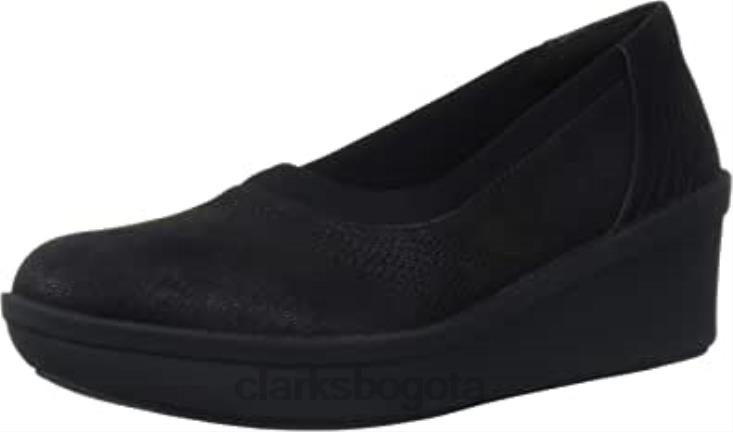 Clarks 0DX8L1287 step rose sky plataforma mujer clarks negro textil mujer textil negro