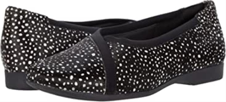 Clarks 0DX8L2253 zapatos un darceyease2 mujer clarks negro blanco cuero mujer cuero blanco negro
