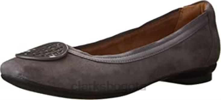 Clarks 0DX8L2339 Clarks ante gris mujer candra blush candra blush mujer gamuza gris