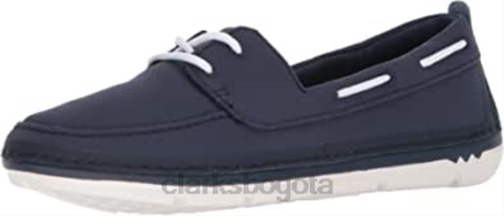 Clarks 0DX8L2493 náutico mujer step maro sand clarks azul marino textil mujer textil azul marino