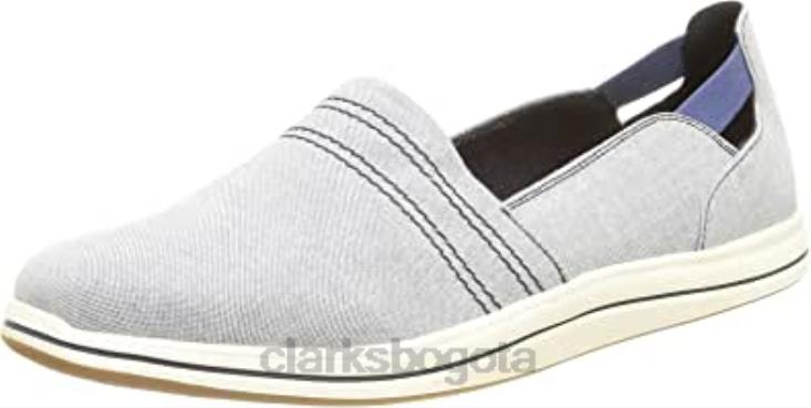 Clarks 0DX8L2537 Mule clarks denim brinkley step para mujer mujer mezclilla