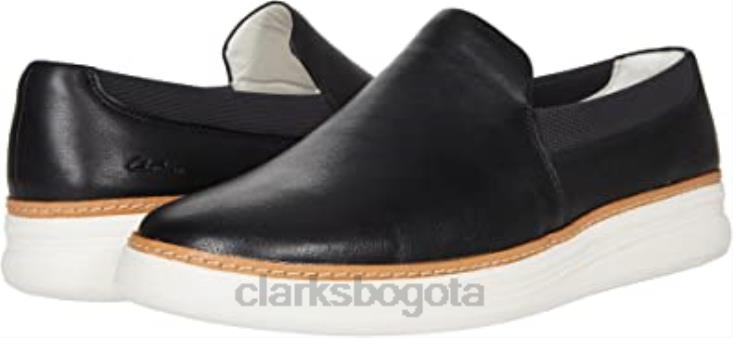 Clarks 0DX8L2812 Clarks Kerris Stride de mujer de cuero negro mujer cuero negro
