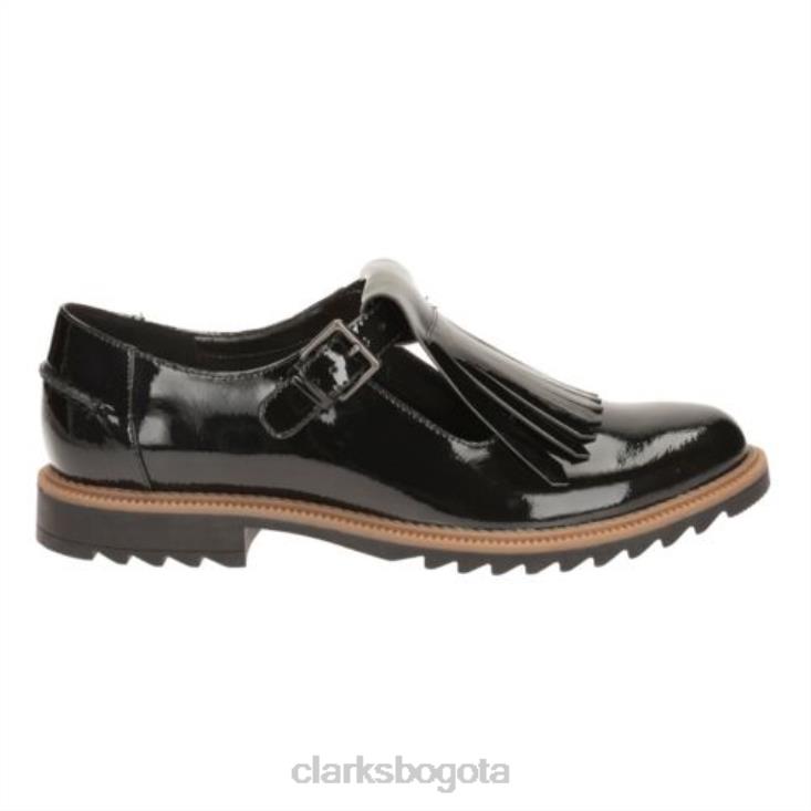 Clarks 0DX8L3882 clarks griff mia charol negro mujer charol negro