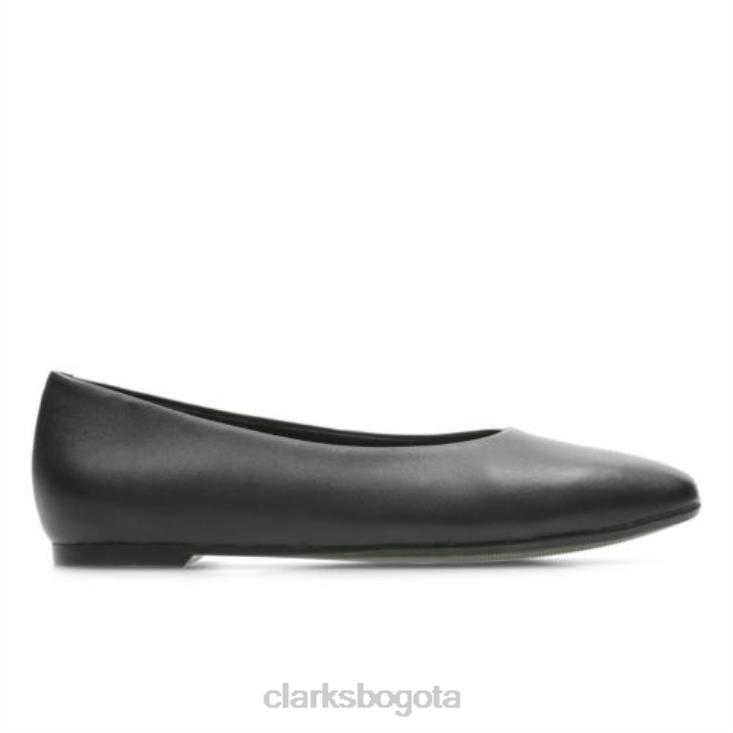 Clarks 0DX8L3886 clarks de cuero negro violeta chía mujer cuero negro