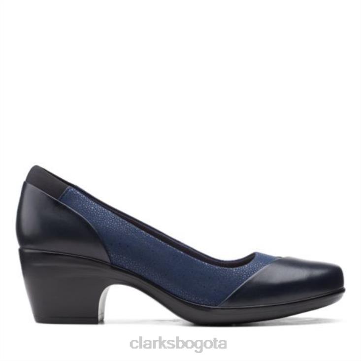 Clarks 0DX8L3890 clarks emily alexa combi azul marino mujer combinado azul marino