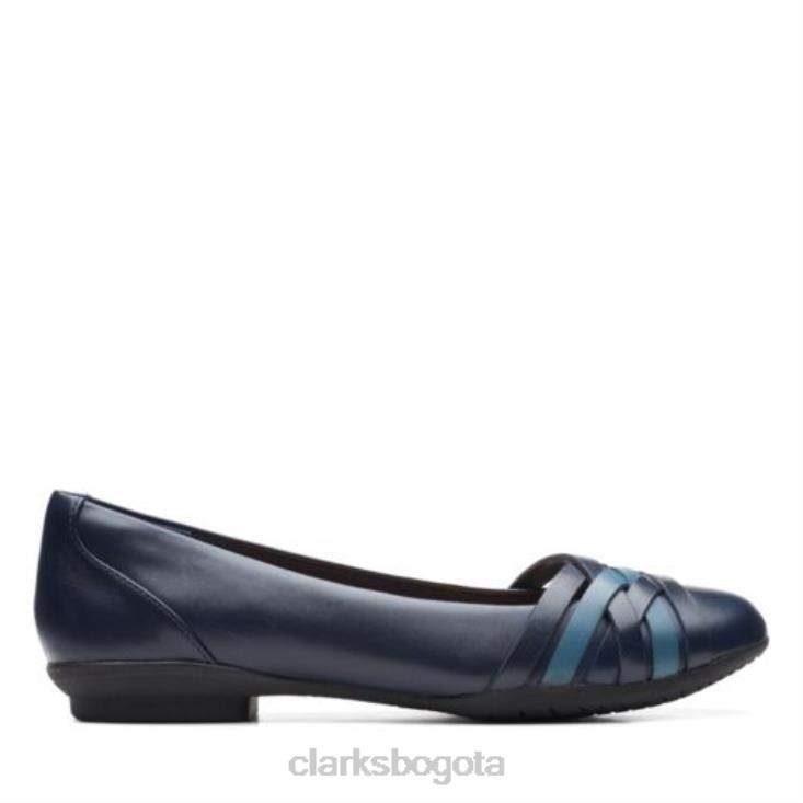 Clarks 0DX8L3965 sara clover clarks combi azul marino mujer combinado azul marino