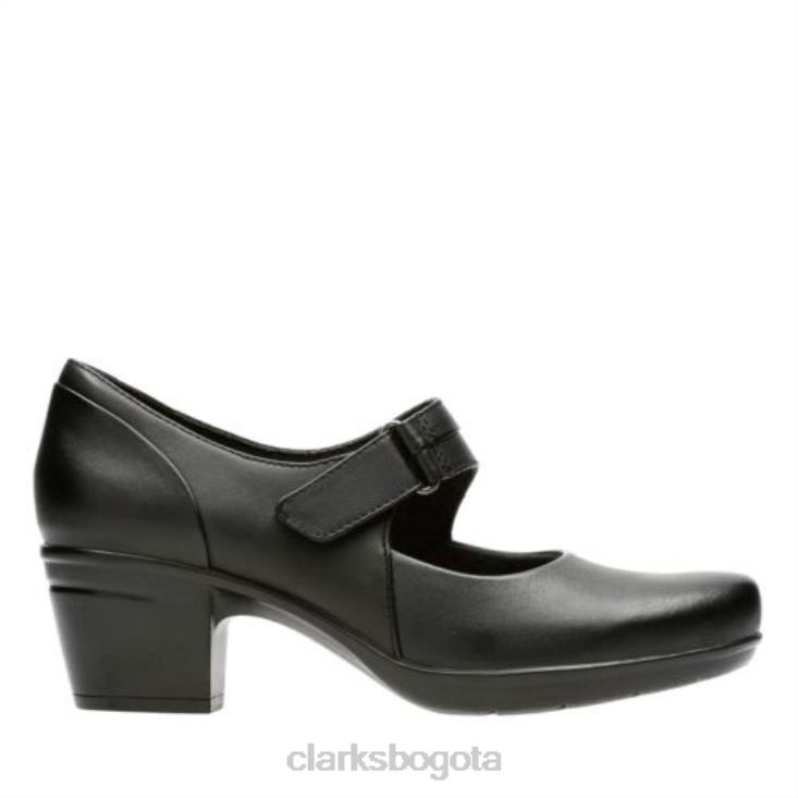 Clarks 0DX8L3982 emslie lulin clarks de cuero negro mujer cuero negro