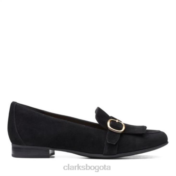 Clarks 0DX8L4029 un blush fama clarks ante negro mujer ante negro