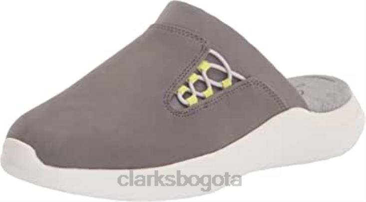 Clarks 0DX8L752 Mule clarks nova easy de textil gris para mujer mujer textil gris