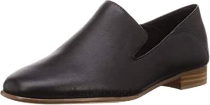 Clarks 0DX8L756 clarks viola_mocassins puros negros para mujer mujer cuero negro cuero negro